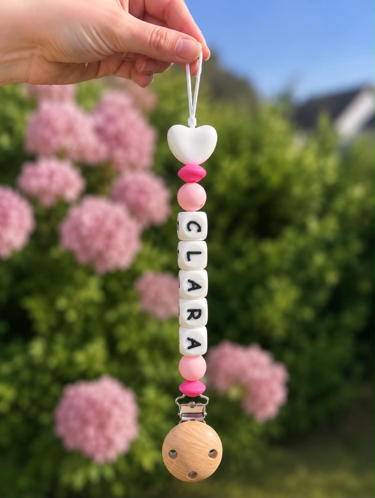 Attache Tétine Coeur