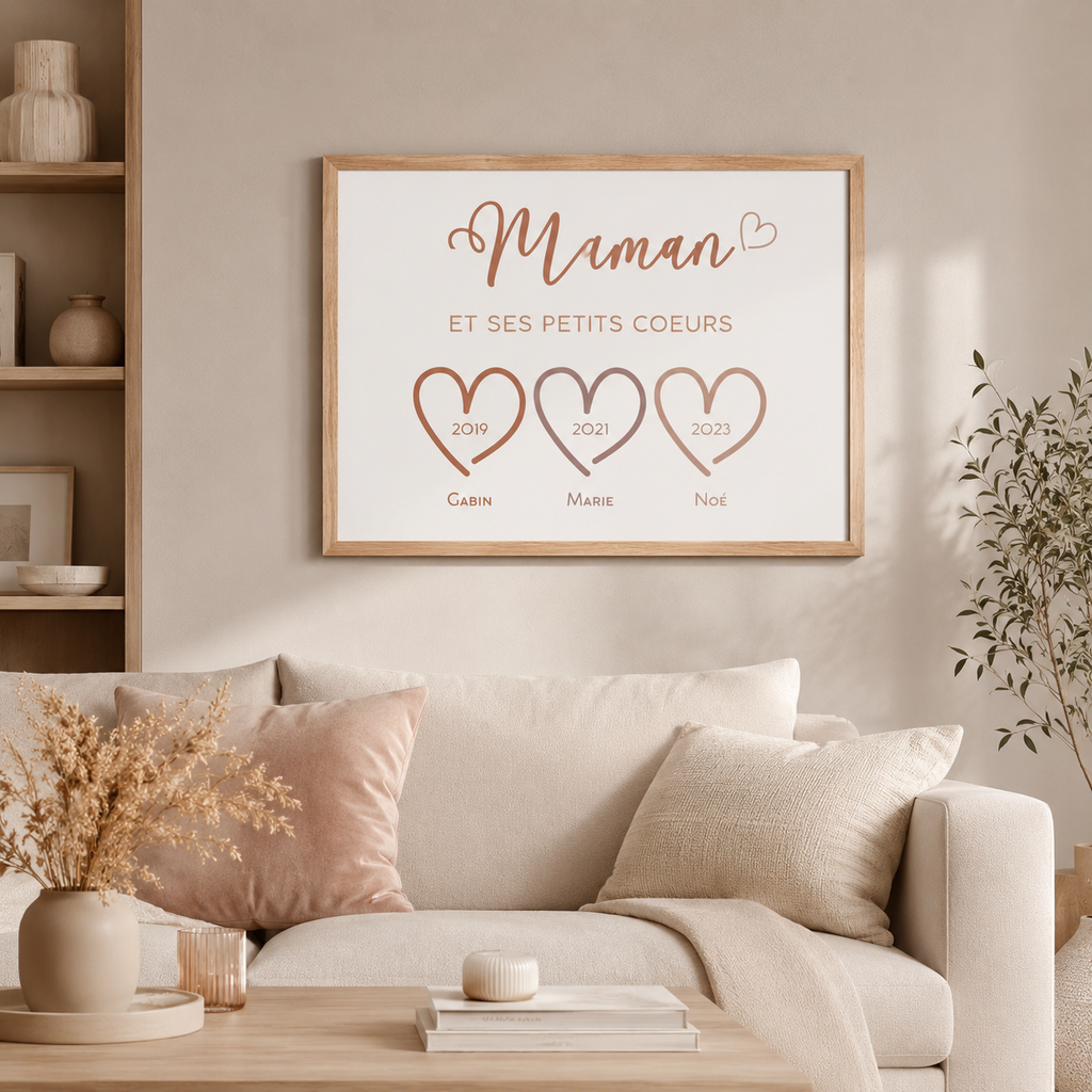 Cadre personnalisé Maman