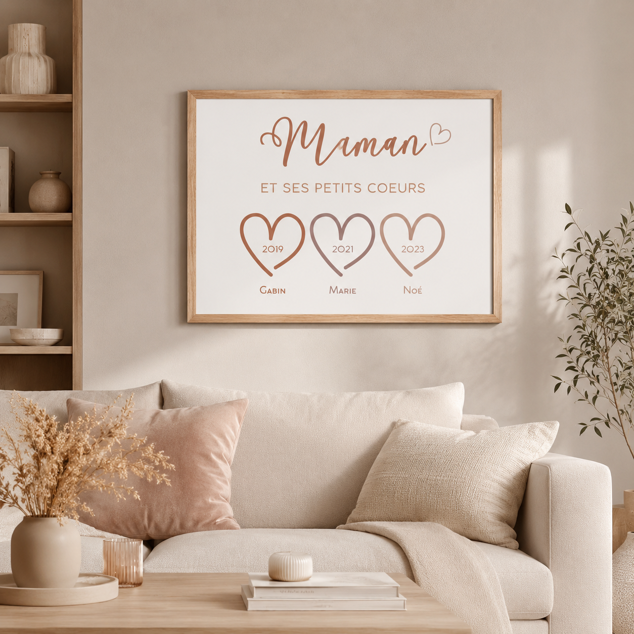 Cadre personnalisé Maman