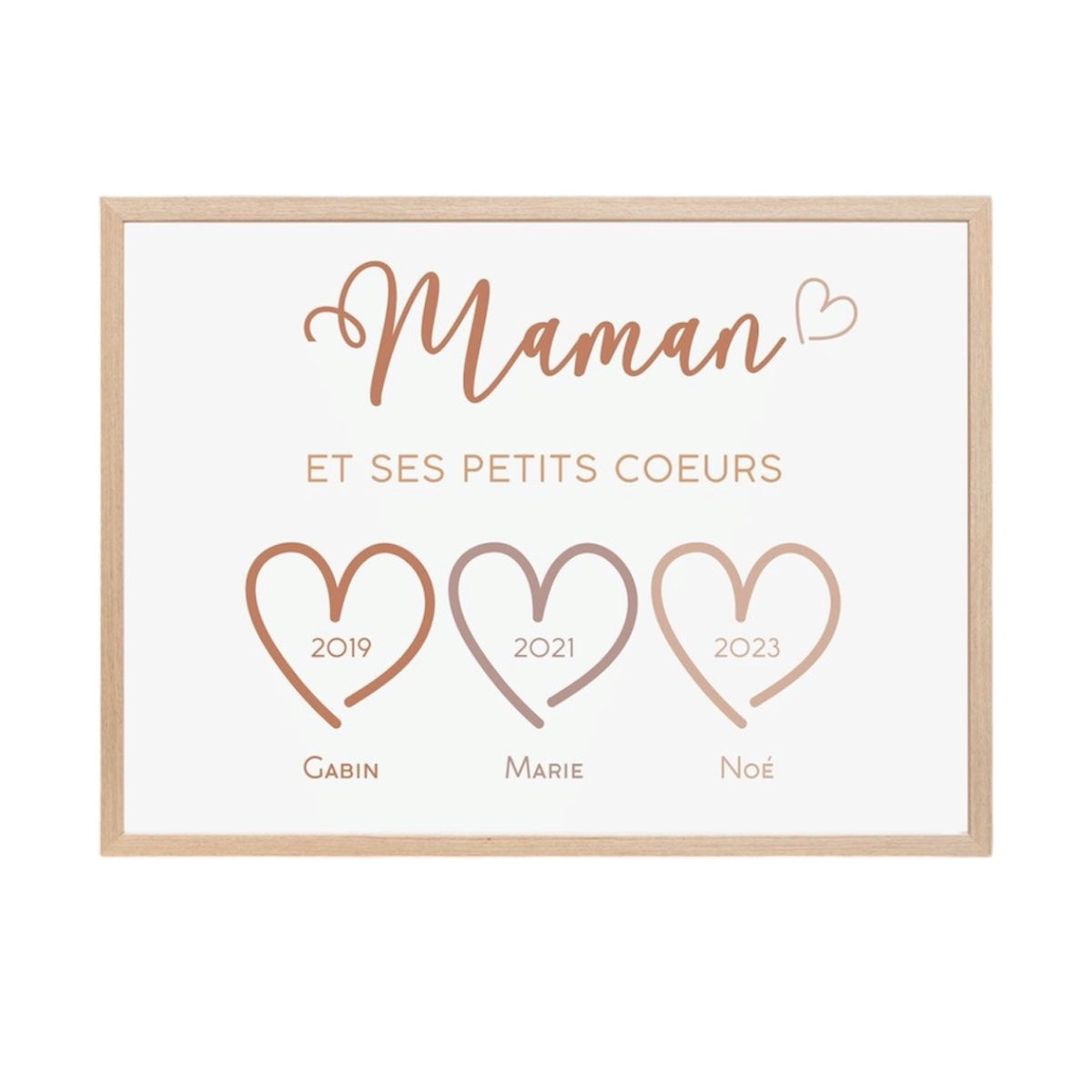 Cadre personnalisé Maman